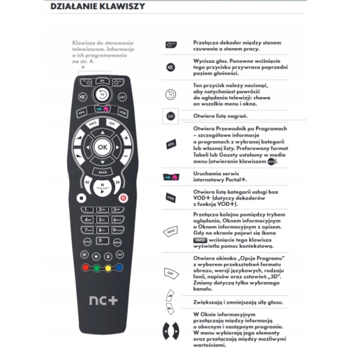 Oryginalny pilot NBOX uniwersalny TV/SAT Logo N !!