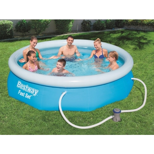Basen ogrodowy 4 OSOBY rozporowy z pompką DUŻY