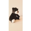 Ogranicznik STOPER odbojnik klin do drzwi PLUSZAK CZARNY 28 cm MIŚ