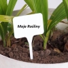 4 x ETYKIETY do roślin kwiatów TABLICZKA znaczniki DŁ.15 CM 60 SZT KINZO