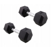 HANTLE DUMBBELL CIĘŻARKI 2 x 7,5 kg POWLEKANE GUMĄ