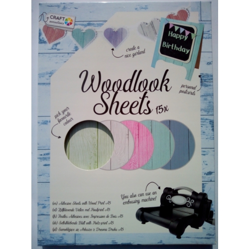 PAPIER DEKORACYJNY DO EMBOSSINGU I SKRAPBOKINGU CRAFT SENSATIONS BROKATOWY