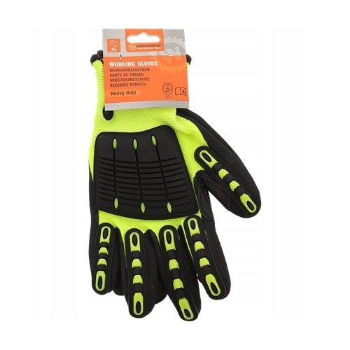 Rękawice Wzmacniane Robocze Werckmann Mocne WARSZTATOWE PRZEMYSŁOWE XXL