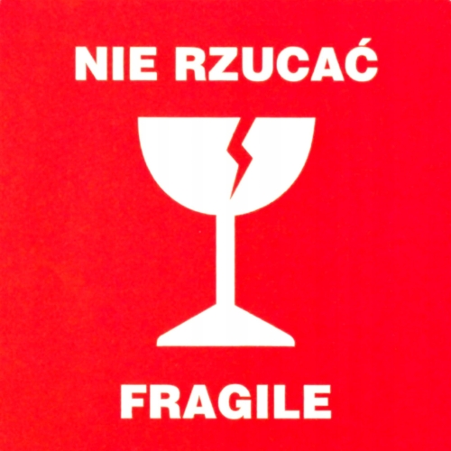 NAKLEJKI OSTRZEGAWCZE COD PRZESYŁKA POBRANIOWA DPD