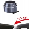 RONDEL Z POKRYWKĄ GARNEK 1,7L NATES INDUCKJA CERAMIKA GAZ 18 CM AMBITION