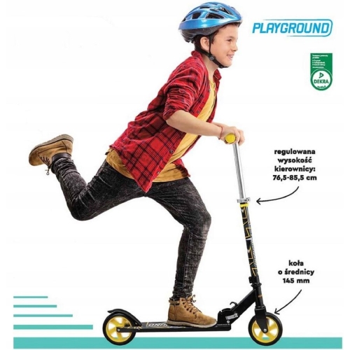 HULAJNOGA PLAYGROUND SCOOTER KOŁA 14,5 CM ŻOŁTA
