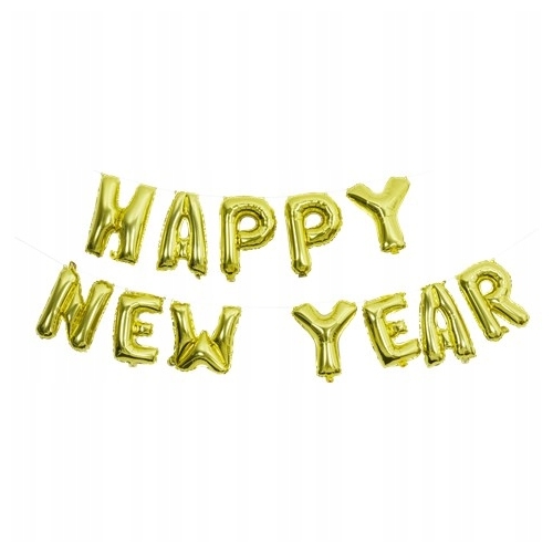 BALON FOLIOWY HAPPY NEW YEAR