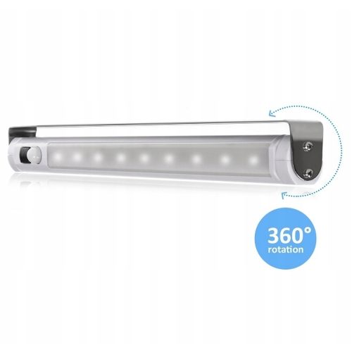 Lampka podszafkowa z Czujnikiem Ruchu i Zmierzchuz bateriami 9 LED 90 lm