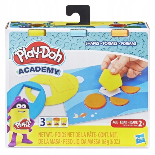 PLAY-DOH CIASTOLINA E3731 168 g ZESTAW ACADEMY +3 TUBKI IDEALNA NA PREZENT