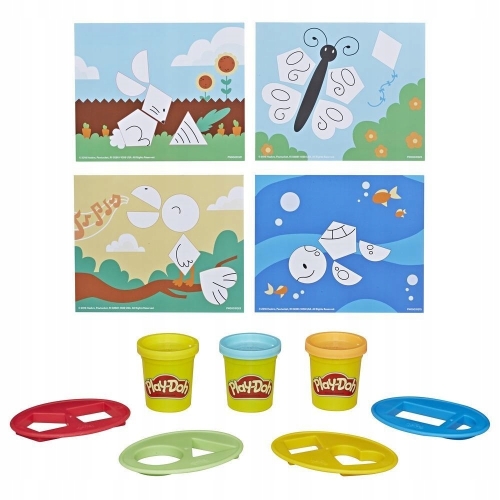 PLAY-DOH CIASTOLINA E3731 168 g ZESTAW ACADEMY +3 TUBKI IDEALNA NA PREZENT