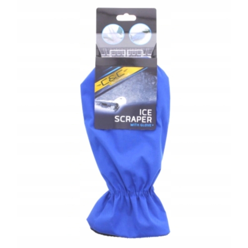 SKROBACZKA DO SZYB SAMOCHODOWA Z RĘKAWICĄ BLUE 566