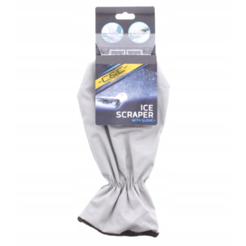 SKROBACZKA DO SZYB SAMOCHODOWA Z RĘKAWICĄ BLUE 566