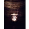 ŚWIECZNIK LUSTRZANY WZÓR ROŚLINNY NA TEALIGHT 2060