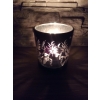ŚWIECZNIK LUSTRZANY WZÓR ROŚLINNY NA TEALIGHT 2060