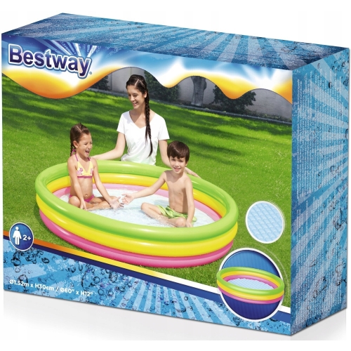 Basen dmuchany okrągły Bestway 211 l 151 CM NA 30