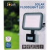 Reflektor solarny halogen LED czujka ruchu 800 lm IP44 27,5x14x5,8/11,9 cm