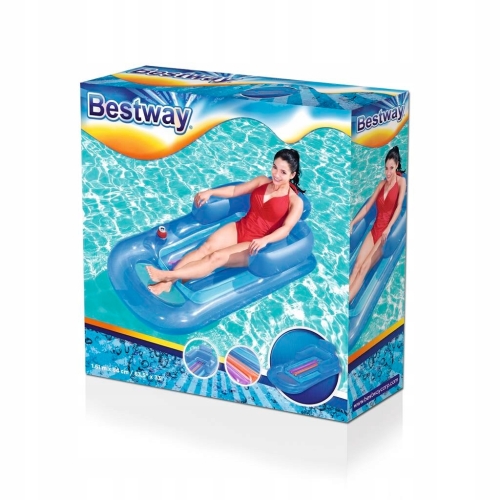 DMUCHANY FOTEL POMPOWANE KOŁO ŻÓŁTY INTEX 1.37mx 1.22 m 58889EU