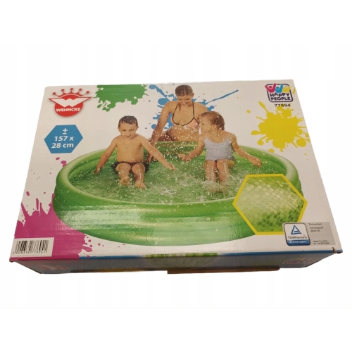 BASEN DZIECIĘCY POMPOWANY 157 CM ZIELONY 941