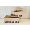 Organizer pojemnik box drewniany wielofunkcyjny na drobiazgi 36x26x18 cm