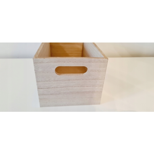 Organizer pojemnik box drewniany wielofunkcyjny na drobiazgi 36x26x18 cm