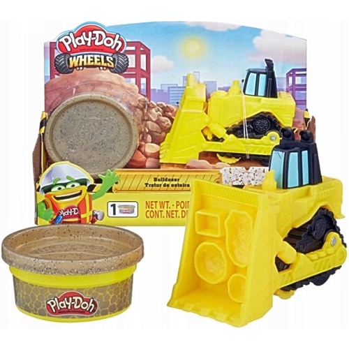 PLAY-DOH CIASTOLINA Wheels Buldożer Spychacz E4707 ZABAWKA + SUPER TUBKA