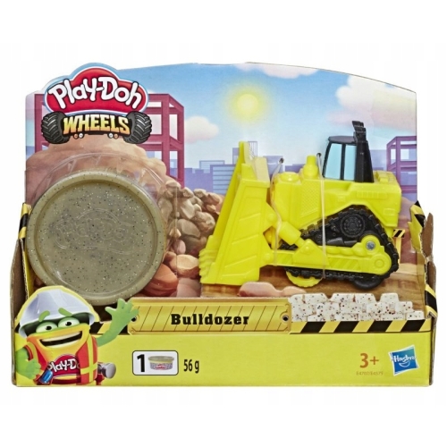 PLAY-DOH CIASTOLINA Wheels Buldożer Spychacz E4707 ZABAWKA + SUPER TUBKA
