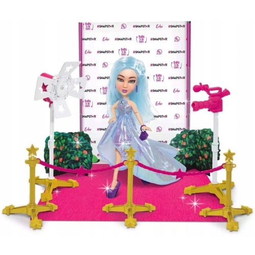 Snapstar Studio zestaw Pop Royalty Lalka Echo z dodatkami lampa kamera buty
