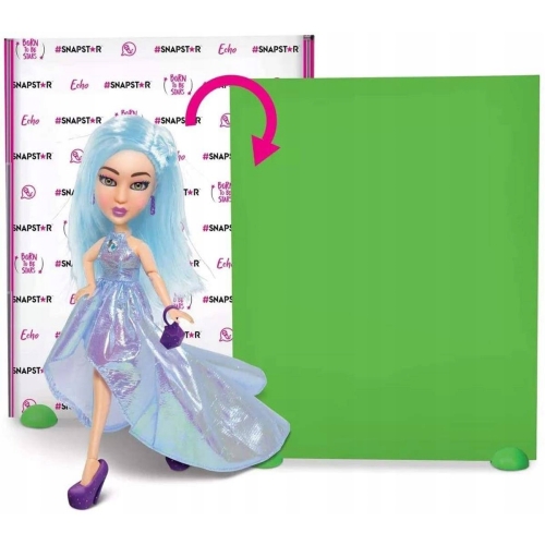 Snapstar Studio zestaw Pop Royalty Lalka Echo z dodatkami lampa kamera buty