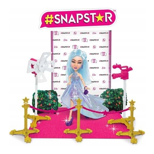 Snapstar Studio zestaw Pop Royalty Lalka Echo z dodatkami lampa kamera buty