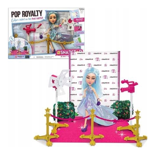 Snapstar Studio zestaw Pop Royalty Lalka Echo z dodatkami lampa kamera buty