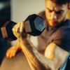 Hantla Ciężarek 5 KG KAYTAN czarny gumowany metal