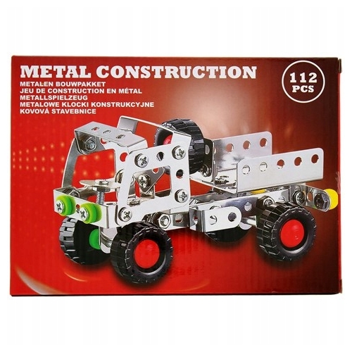 METALOWE klocki konstrukcyjne 78 el Quad
