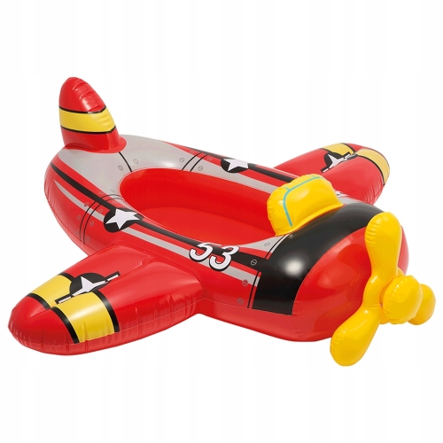PONTON ŁÓDKA DMUCHANA ZŁOTA RYBKA DLA DZIECI 1.32 m x 94 cm INTEX 59380 3+