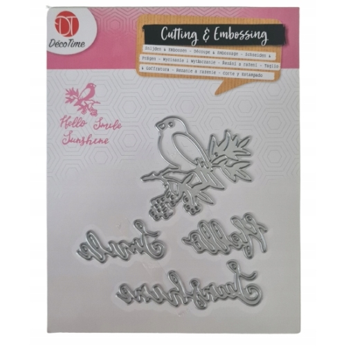 Szablon do wycinania wytłaczania stempli 038 ptak