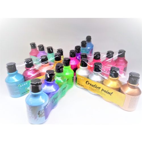 Farby akrylowe zestaw 4 szt x 150 ml perłowe 481