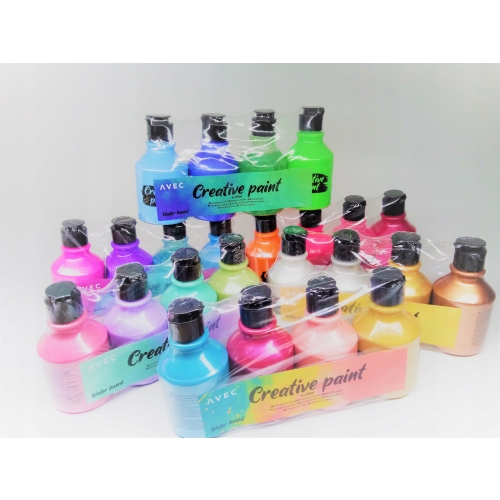 Farby akrylowe zestaw 4 szt x 150 ml perłowe 481