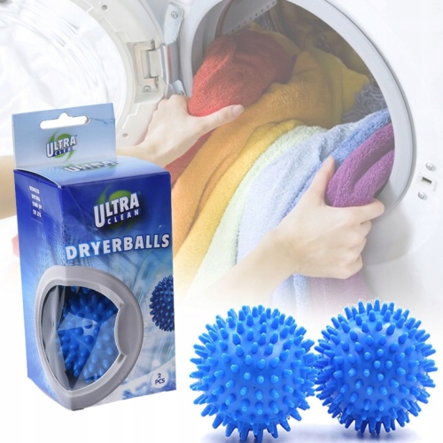 Kule Piłki do Suszarki Pralki 7cm PVC Prania 2 sztuki
