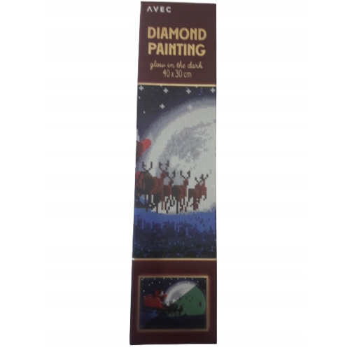 MALOWANIE HAFT DIAMENTOWY NEON ZIMA PREZENT 573