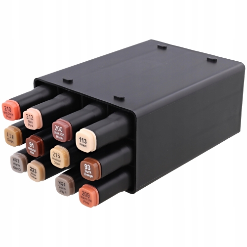 PODWÓJNE PISAKI TWINMARKERY AKWARELOWE PROFESJONALNE 10 szt zielone 33-168