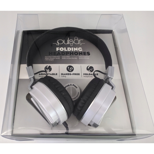 SŁUCHAWKI PRZEWODOWE PULSAR NAUSZNE Z REGULACJĄ W KOLORZE BIAŁYM MIĘKKIE 46