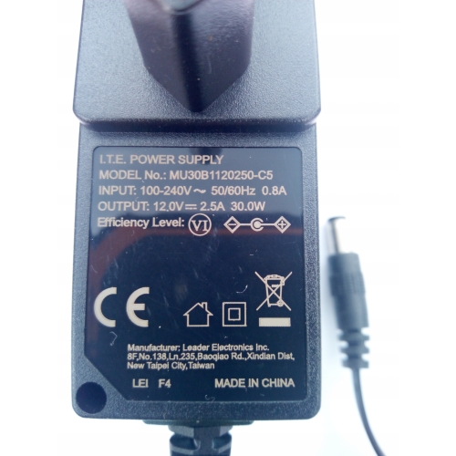 ORYGINALNY ZASILACZ CANAL+ MODEL ADS036T-B120300L WTYCZKOWY 12V 3,0A