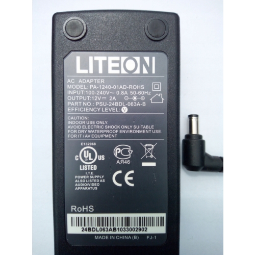 ZASILACZ LITEON MODEL PA-1240-01AD-ROHS uniwersalny 12V 2,0A