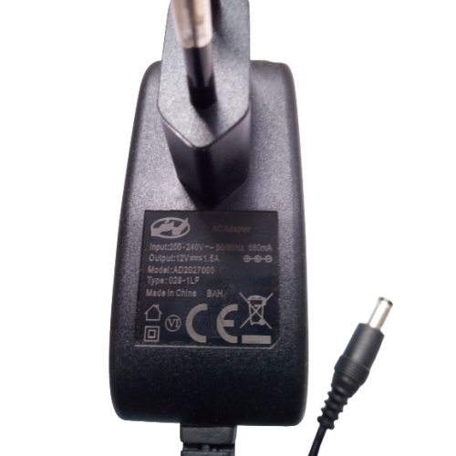 Oryginalny zasilacz VECTRA PHILIPS 12V 1,5A MODEL AD202700 uniwersalny