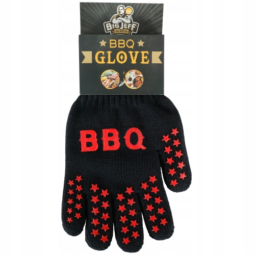 Rękawica ochronna do grilla BBQ do 250° C czerwona