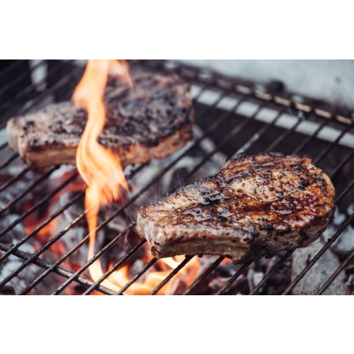 Rękawica ochronna do grilla BBQ do 250° C czerwona