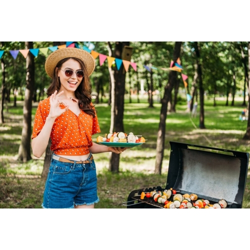 SZCZOTKA DO CZYSZCZENIA GRILLA + RĘKAWICA OCHRONNA