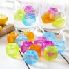 CUBE ICE Kostki lodu do drinków wielokrotnego użytku 20 sztuk kolorowe