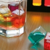 CUBE ICE Kostki lodu do drinków wielokrotnego użytku 20 sztuk kolorowe