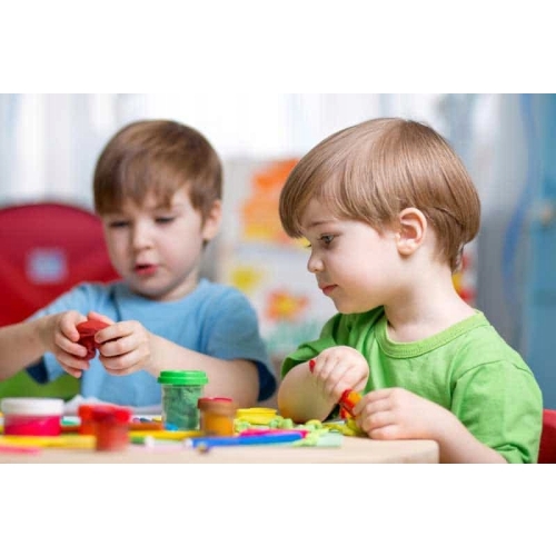 PLAY DOH CIASTOLINA FIGURY GEOMETRYCZNE 6 TUBEK NA PREZENT DLA DZIECI DUŻY
