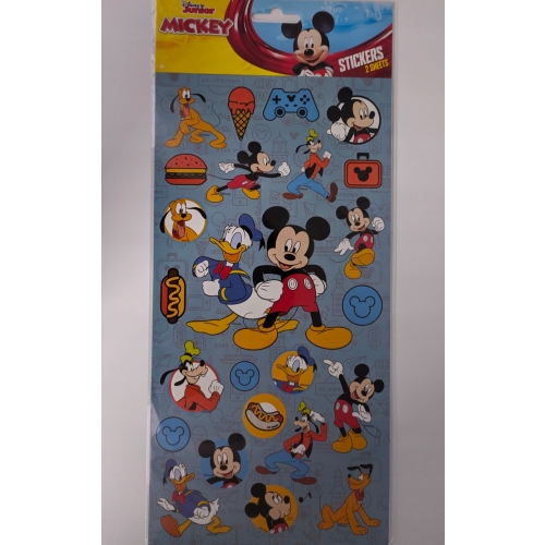 NAKLEJKI ARKUSZ x 2 MICKEY MOUSE OK 50 NAKLEJEK 07